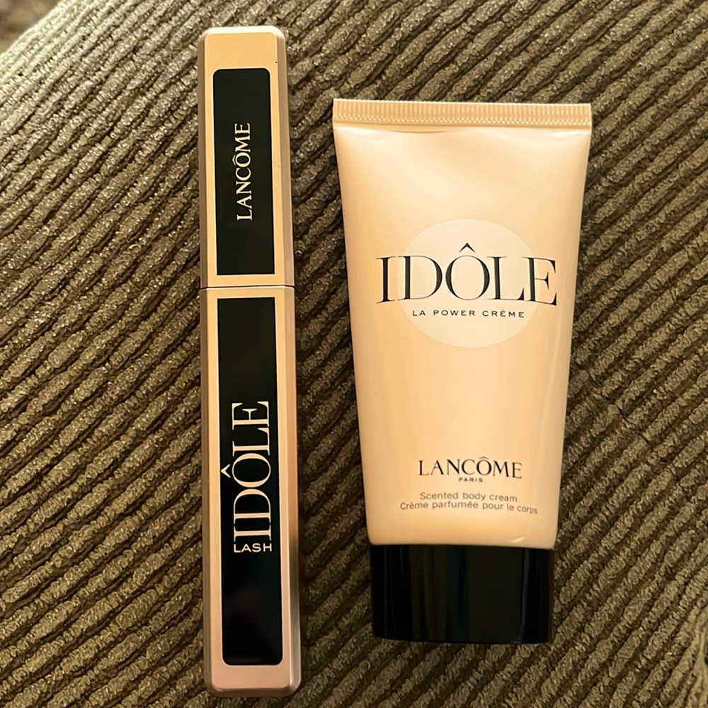 Lancôme Idole Lash- Lifting & Volumizing Mascara & travel size Idole body cream